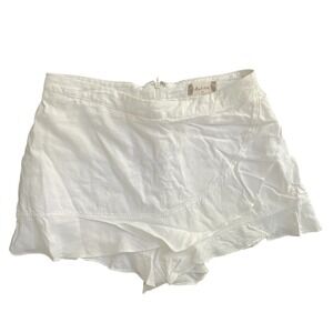 Altard State White Ruffle Skort Shorts Skirt‎ Women's Medium Cute